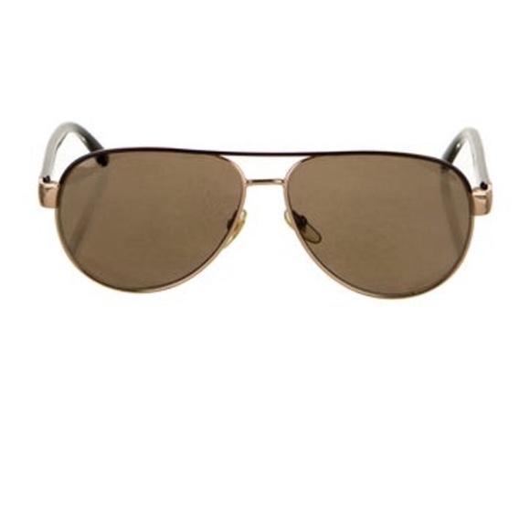 Gucci Interlocking G Logo Aviator Sunglasses - Picture 3 of 3